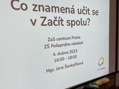 Akce pro rodiče budoucích prvňáčku - Co znamená učit se v ZaS?