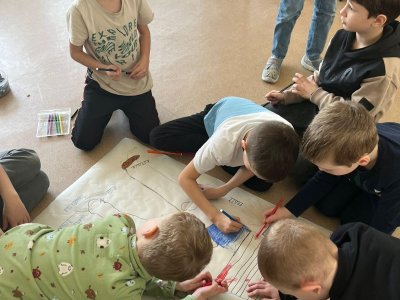 Prvouka - skupinová práce: Naše tělo