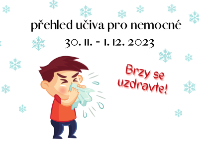 Učivo 30. 11. - 1. 12. 2023