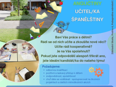 Staňte se součástí našeho týmu na pozici Učitel/ka angličtiny, Učitel/ka španělštiny