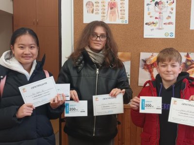 Úspěch našich žáků v soutěži Mikulka English Games