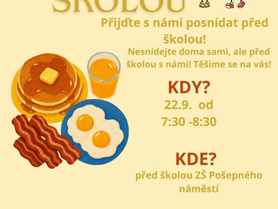 SNÍDANĚ PŘED ŠKOLOU