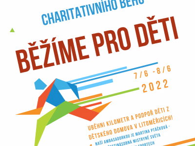 První ročník charitativního běhu pro děti z Dětského domova v Litoměřicích